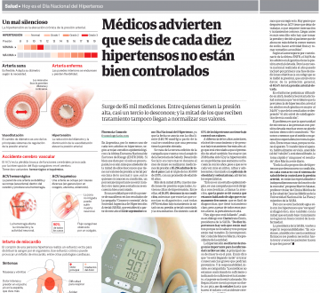 Designan el 14 de septiembre como el ‘Día del Hipertenso’ y presentan los resultados de un relevamiento con casi 100 mil argentinos